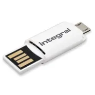 Integral INCROTGMSD cititoare de carduri USB/Micro-USB Alb Integral - 1