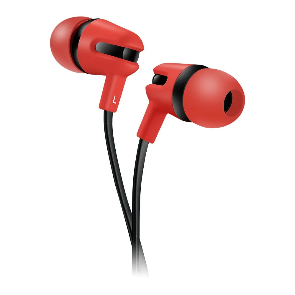 Canyon sep-4 stereo earphone with microphone 1.2m flat cable red Canyon - 1