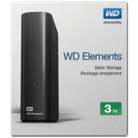 Hdd extern wd 3tb elements 3.5 usb3.0 negru Wd - 1