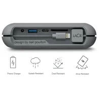 Hdd extern lacie 2tb boss series 2.5 usb3.0 card reader Lacie - 1