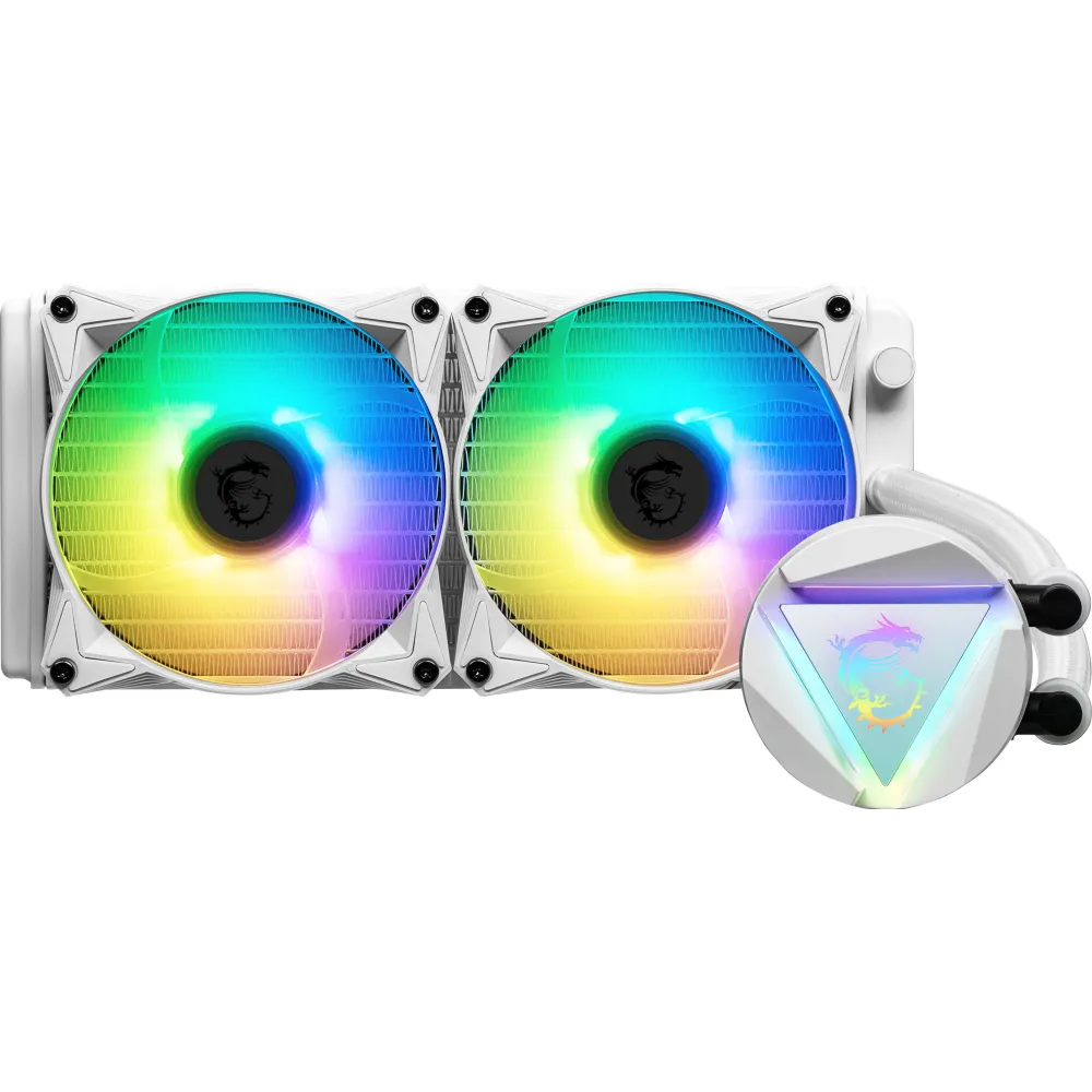 MSI MAG CORELIQUID 240R V2 Carcasă calculator Ventilator 2,5 cm Alb 1 buc. Msi - 1