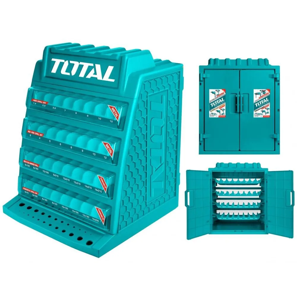 Total - expozitor burghie - capacitate 260 buc Total - 1