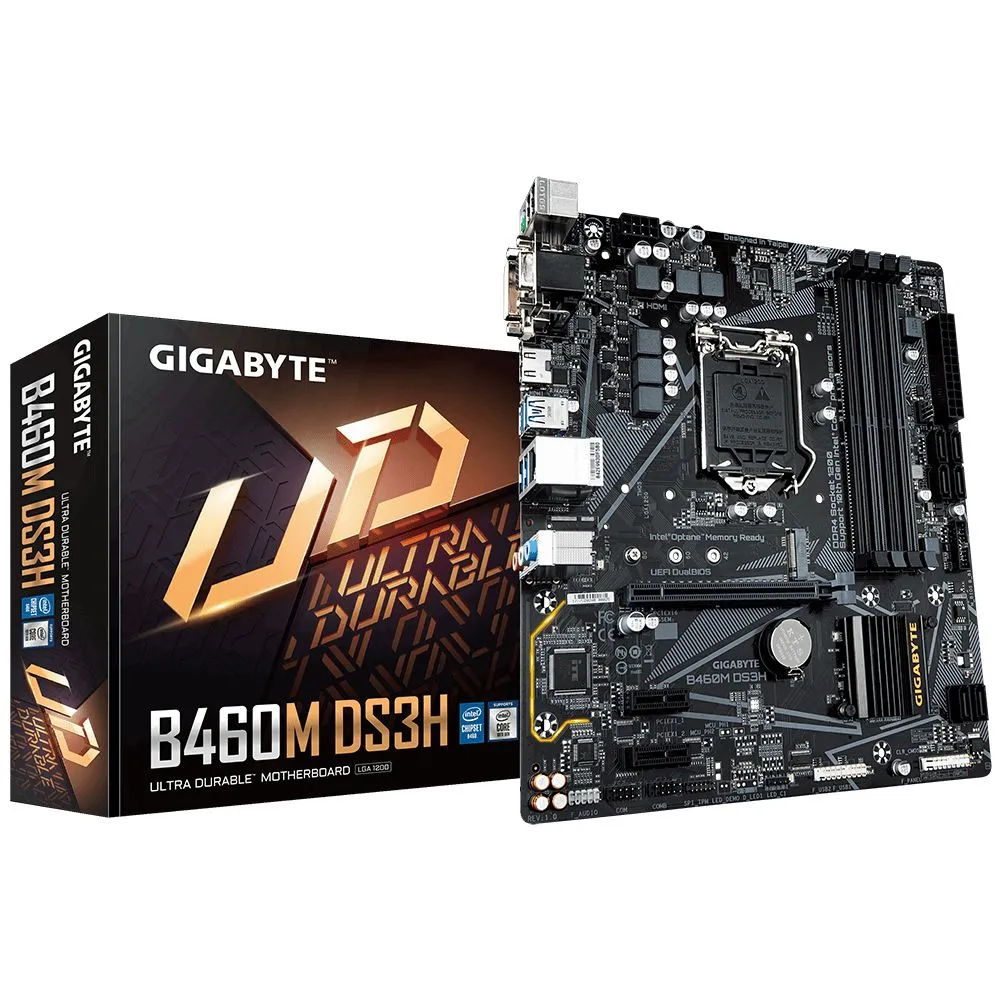 Gigabyte B460M DS3H plăci de bază Intel B460 Express LGA 1200 micro-ATX Gigabyte - 1
