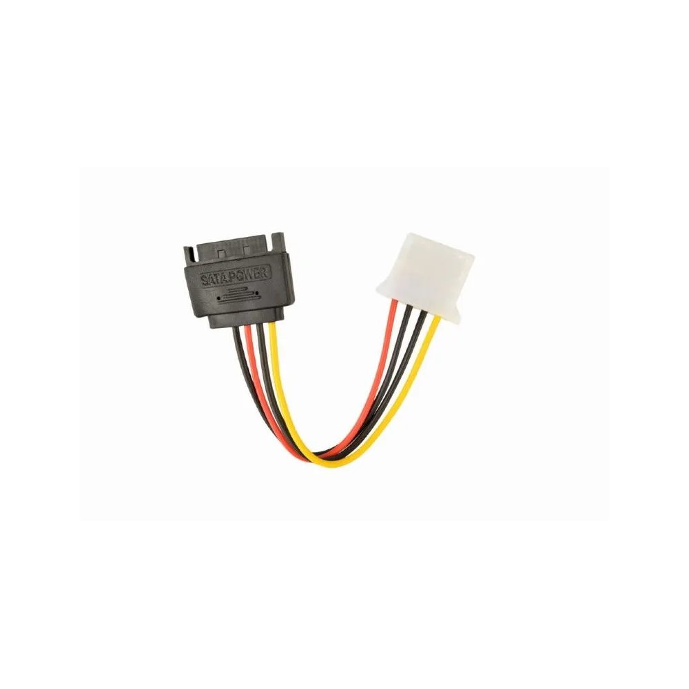 Cablu alimentare 15-pin sata (t) la 4-pin molex (m) 0.15m gembird cc-sata-ps-m (include tv 0.06 lei) Gembird - 1