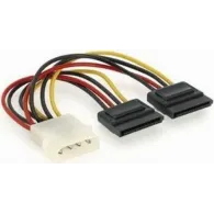 Cablu alimentare gembird adaptor molex la 2 x s-ata 15cm cc-sata-psy (include tv 0.06 lei) Gembird - 1