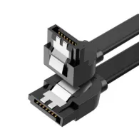Cablu de date ugreen us217 sata 3(t) la sata 3(t) unghi 90 de grade la un capat 0.5m negru 30797 (include tv 0.06 lei) - 6957 Ug