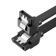 Cablu de date ugreen us217 sata 3(t) la sata 3(t) unghi 90 de grade la un capat 0.5m negru 30797 (include tv 0.06 lei) - 6957 Ug