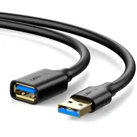 Cablu usb ugreen prelungitor us129 usb 3.0 (t) la usb 3.0 (m) conectori auriti 2m negru 10373 (include tv 0.18lei) - 69573038 Ug