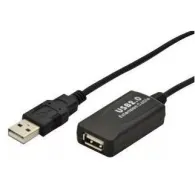Digitus repeater cable usb2 extension cable with ampilier 5m da-70130-4 Digitus - 1
