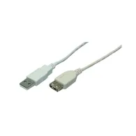Cablu usb logilink prelungitor usb 2.0 (t) la usb 2.0 (m) 5m gri cu0012 (include tv 0.18lei) Logilink - 1