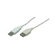 Cablu usb logilink prelungitor usb 2.0 (t) la usb 2.0 (m) 5m gri cu0012 (include tv 0.18lei) Logilink - 1