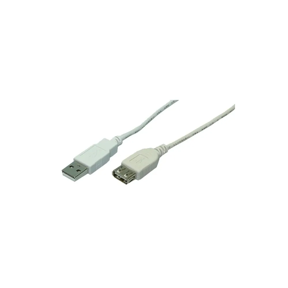 Cablu usb logilink prelungitor usb 2.0 (t) la usb 2.0 (m) 5m gri cu0012 (include tv 0.18lei) Logilink - 1