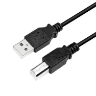 Cablu usb logilink pt. imprimanta usb 2.0 (t) la usb 2.0 type-b (t) 3m black cu0008b (include tv 0.8lei) Logilink - 1