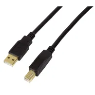 Cablu usb logilink pt. imprimanta usb 2.0 (t) la usb 2.0 type-b (t) 15m black ua0265 (include tv 0.8lei) Logilink - 1