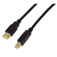Cablu usb logilink pt. imprimanta usb 2.0 (t) la usb 2.0 type-b (t) 10m black ua0264 (include tv 0.8lei) Logilink - 1