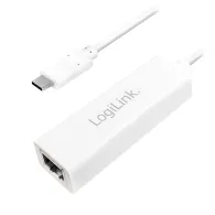 Cablu usb logilink adaptor usb 3.2 type-c (t) la rj45 (m) 14cm 10/100/1000 mbit/s alb ua0238 (include tv 0.06 lei) Logilink - 1