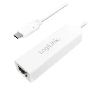Cablu usb logilink adaptor usb 3.2 type-c (t) la rj45 (m) 14cm 10/100/1000 mbit/s alb ua0238 (include tv 0.06 lei) Logilink - 1