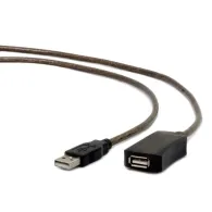 Cablu usb gembird prelungitor usb 2.0 (t) la usb 2.0 (m) 5m activ (permite folosirea unui cablu usb lung) black uae-01-5m (in Ge