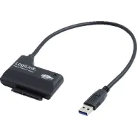 Cablu usb logilink adaptor usb 3.0 (t) la s-ata 3 (t) 6cm adaptor usb la hdd s-ata 3 2.5 negru au0013 (include tv 0.06 lei) Logi