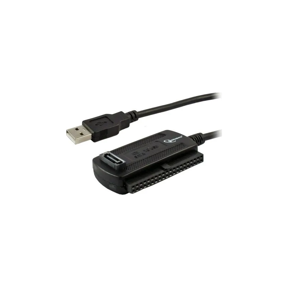 Cablu usb gembird adaptor usb 2.0 (t) la ide (m) ori s-ata (m) 30cm adaptor usb la unitati 2.5/3.5 negru ausi01 (include tv 0 Ge