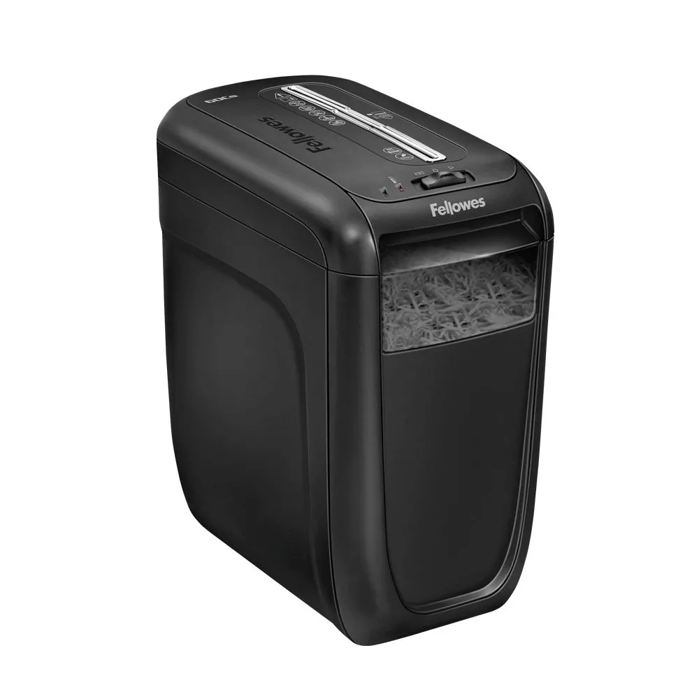 Distrugator de documente fellowes 60cs cross-cut negru Fellowes - 1