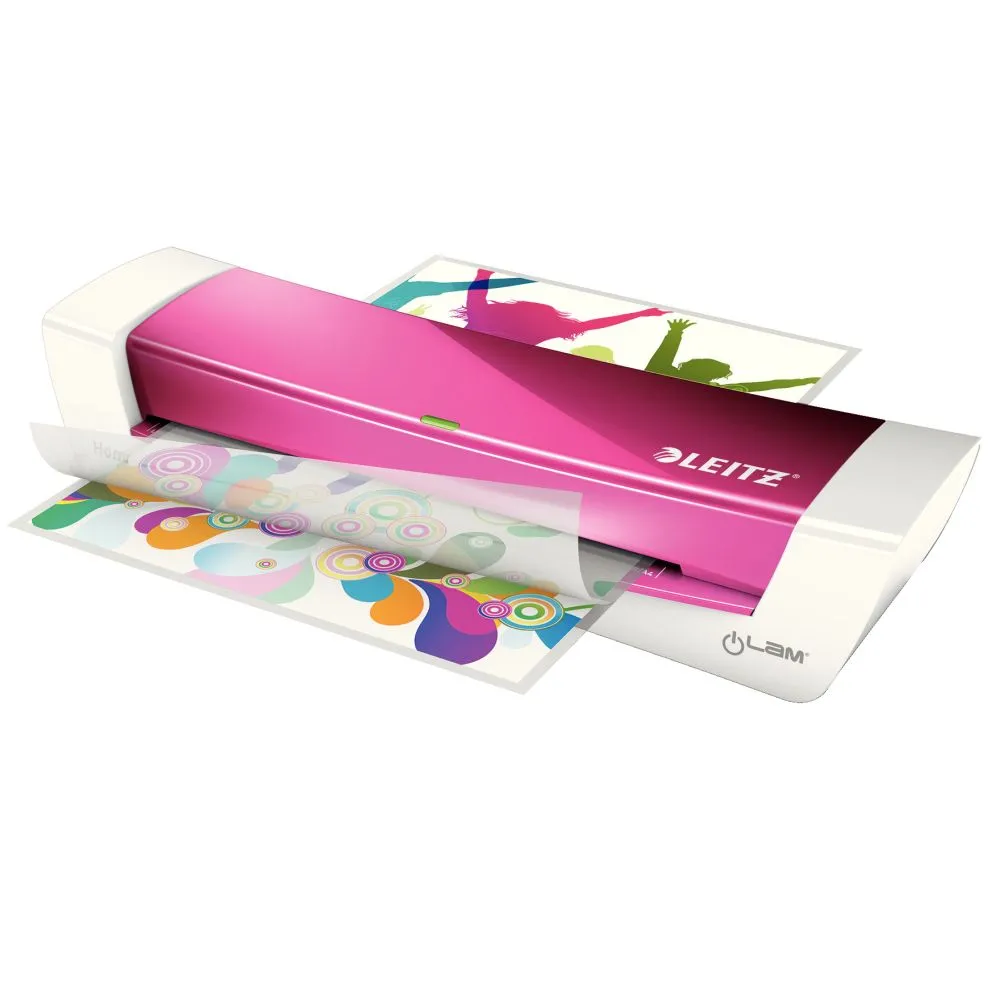 Laminator leitz ilam home office a4 kit folii laminare inclus roz Leitz - 1