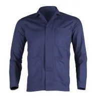 Jacheta partner albastru royal bumbac 280g l cu doua buzunare laterale un buzunar la piept rezistenta  - 1
