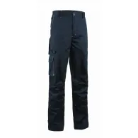 Pantaloni talie tercot 245 g/mp bleumarin/gri marime s  - 1