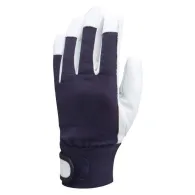 Manusi  piele capra cu dos bumbac marime 8  - 1