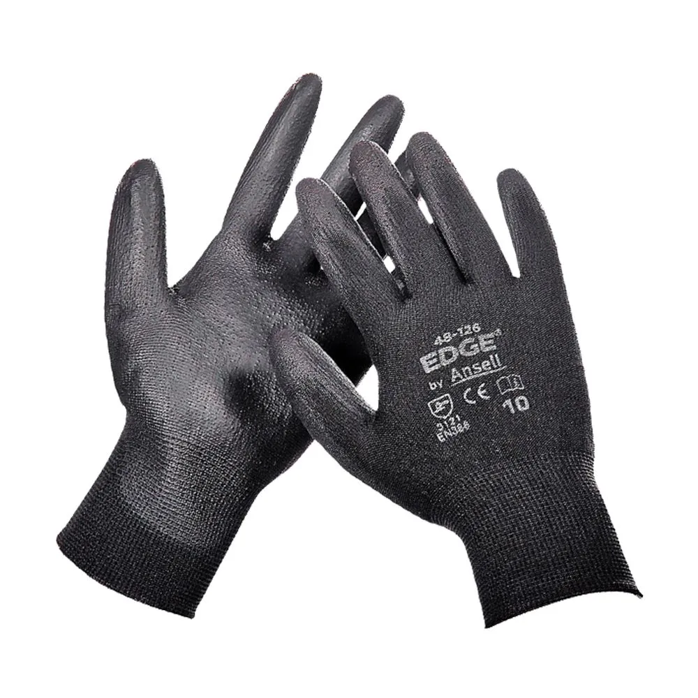 Manusi ansell edge 48-126 negru marimea 7 Ansell - 1