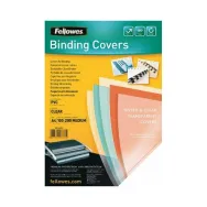 Coperti indosariere transparent cristal a4 200 microni 100 coperti/set Fellowes - 1
