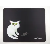 Mouse pad serioux model cat and mice msp02 suprafata textila Serioux - 1