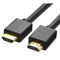 Cablu video ugreen hd104 hdmi (t) la hdmi (t) rezolutie maxima 4k uhd (3840 x 2160) la 60 hz conectori auriti 2m negru 10107  Ug