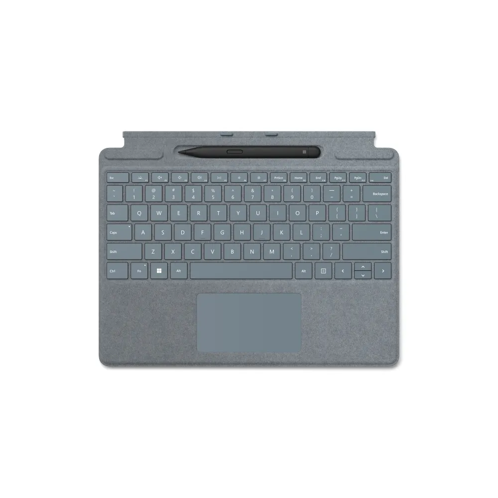 Microsoft Surface Pro Signature Keyboard with Slim Pen 2 Albastru Microsoft Cover port QWERTY Englez Microsoft - 1