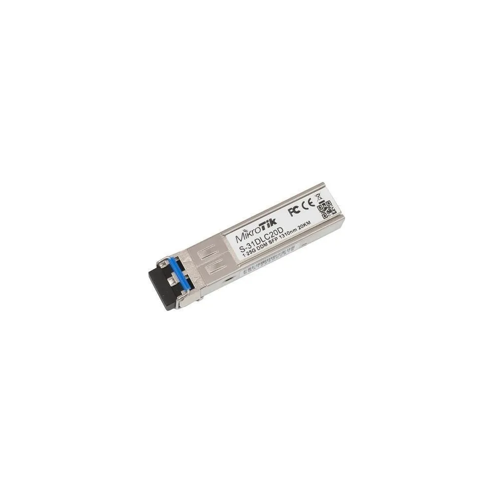 Modul sfp mikrotik single mode conector lc pana la 20km distanta s-31dlc20d Mikrotik - 1