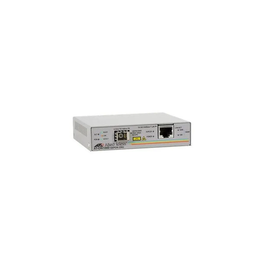 Gigabit ethernet passive optical networking (gepon) media converter optical network unit at-on1000-60 Allied telesis - 1