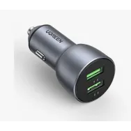 Incarcator auto ugreen cd213 2 x usb output 5v/3a qc3.0 total output 36w pt. bricheta auto albastru 10144 (include tv 0.8lei) Ug