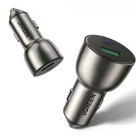 Incarcator auto ugreen cd213 1 x usb output 5v/3a si 1 x usb type-c output 5v/3a total output 42.5w pt. bricheta auto albastr Ug