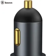 Incarcator auto baseus share together 1 x usb output 5v/3a 1 x usb type-c max 5v/3a si 1 x bricheta auto 60w total output 120 Ba