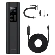 Compresor auto baseus super mini alimentare 12 v bricheta auto display led presiune maxima 3 bar negru crcq000001 (include ti Ba