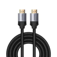Cablu video baseus enjoyment hdmi (t) la hdmi (t) rezolutie maxima 4k uhd (3840 x 2160) la 60 hz conectori auriti braided 3m  Ba