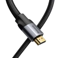Cablu video baseus enjoyment hdmi (t) la hdmi (t) rezolutie maxima 4k uhd (3840 x 2160) la 60 hz conectori auriti braided 3m  Ba