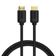 Cablu video baseus hd series hdmi (t) la hdmi (t) rezolutie maxima 4k uhd (3840 x 2160) la 60 hz conectori auriti 2m negru ca Ba