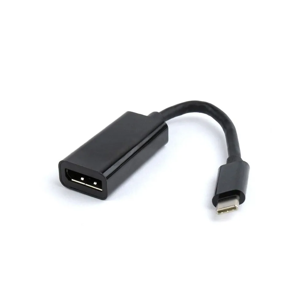 Cablu video gembird adaptor usb 3.1 type-c (t) la displayport (m) 15cm rezolutie maxima 4k uhd (3840 x 2160) la 60 hz negru a Ge