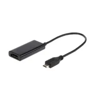 Cablu video gembird adaptor micro-usb (t) la hdmi (m) 16cm rezolutie maxima full hd (1920 x 1080) la 60hz conecteaza smartpho Ge