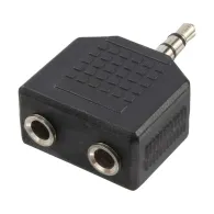 Adaptor audio logilink 3.5mm stereo 3p. (t) la 2 x 3.5 stereo (m) logilink ca1002 (include tv 0.06 lei) Logilink - 1