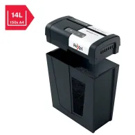 Distrugator manual documente rexel secure mc4  4 coli p5 micro-cut (tip particule) cos  14 litri negru-argintiu 2020129eu (in Re