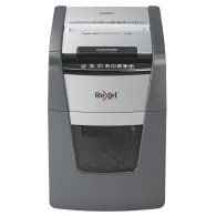 Distrugator automat documente rexel optimum 100x  100 coli p4 cross-cut (tip confeti) cos  34 litri negru-gri 2020100xeu (inc Re
