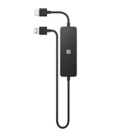 Microsoft UTH-00016 adaptor pentru cabluri video HDMI Tip A (Standard) USB Tip-A Negru Microsoft - 1
