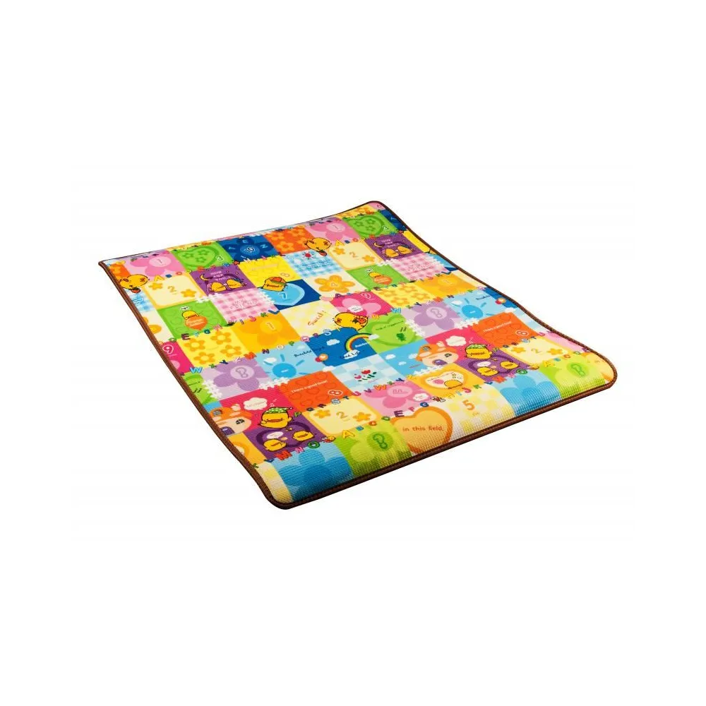 Saltea educativa cu 2 fete pentru copii margini tesute material: U-grow - 1